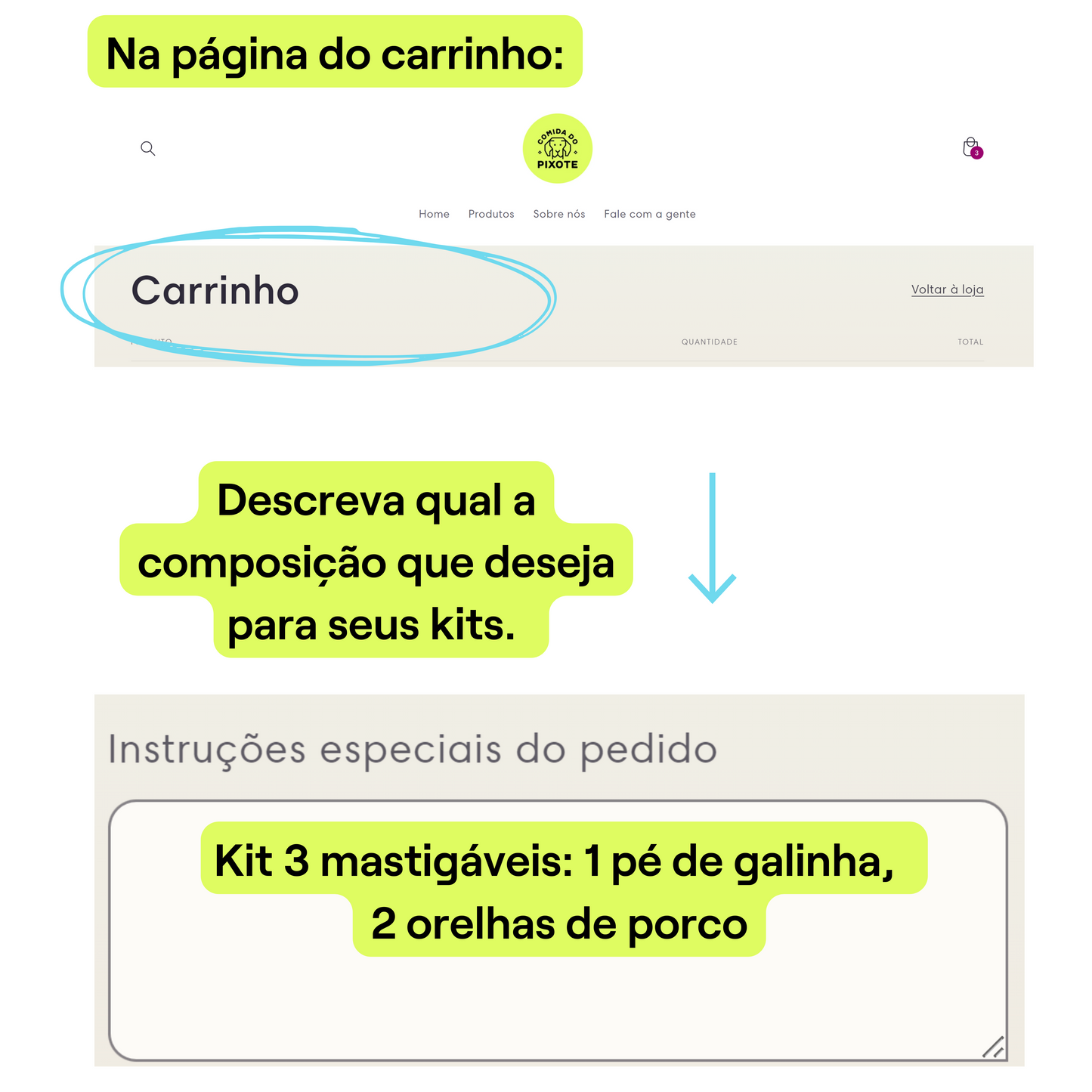 Kit com 9 mastigáveis - Você escolhe a composição