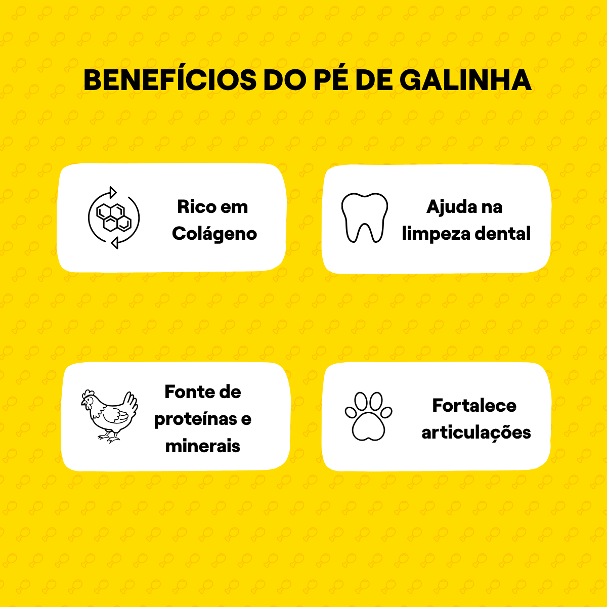 Pé de Galinha - 4 unidades