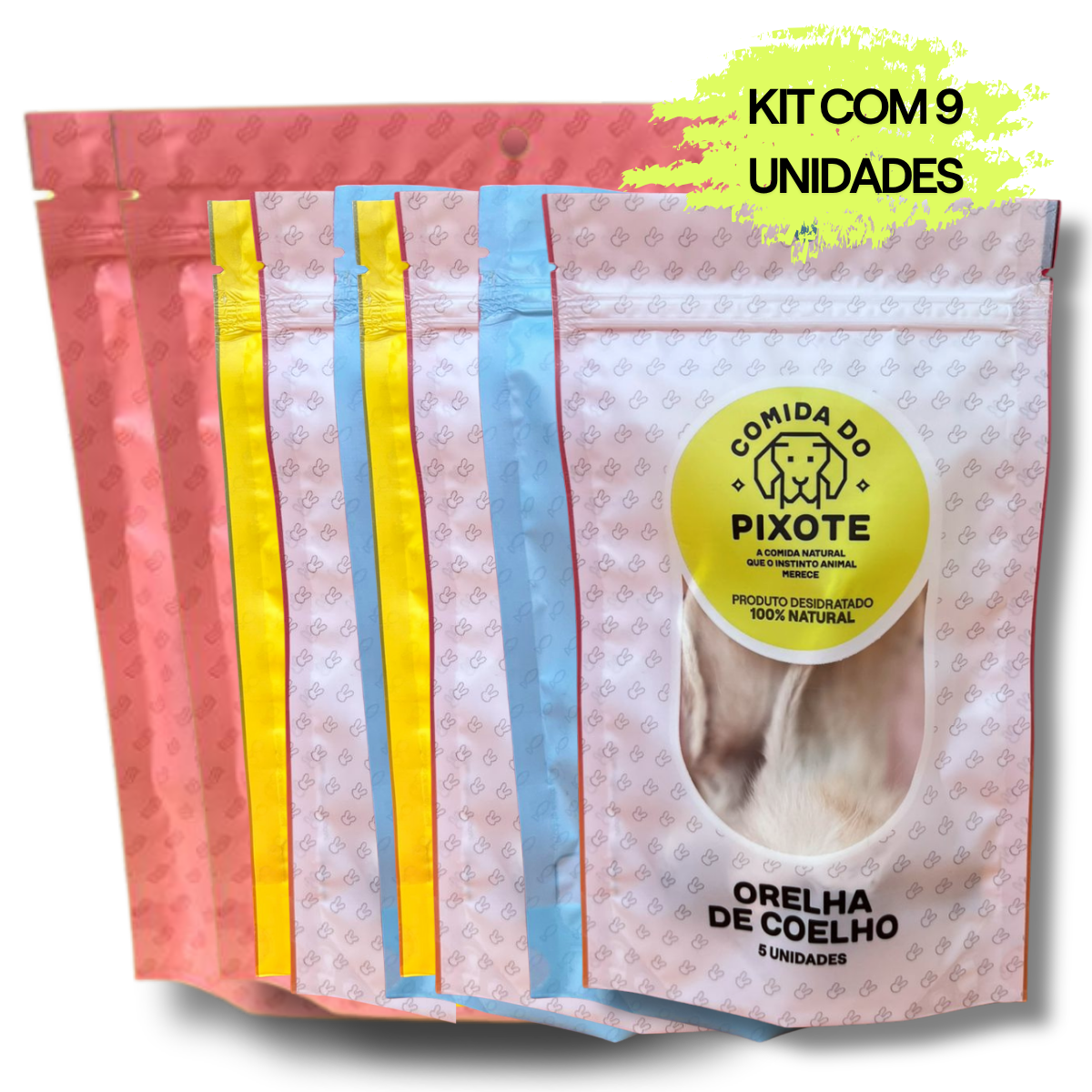 Kit com 9 mastigáveis - Você escolhe a composição