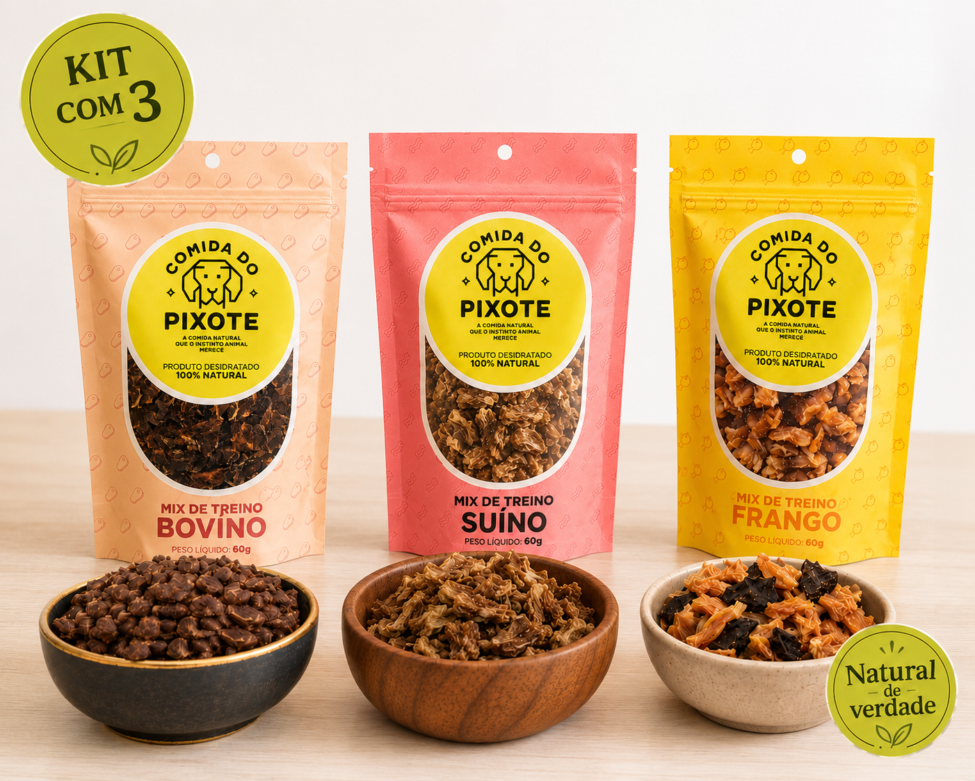 Kit com 3 mix - Você escolhe os sabores