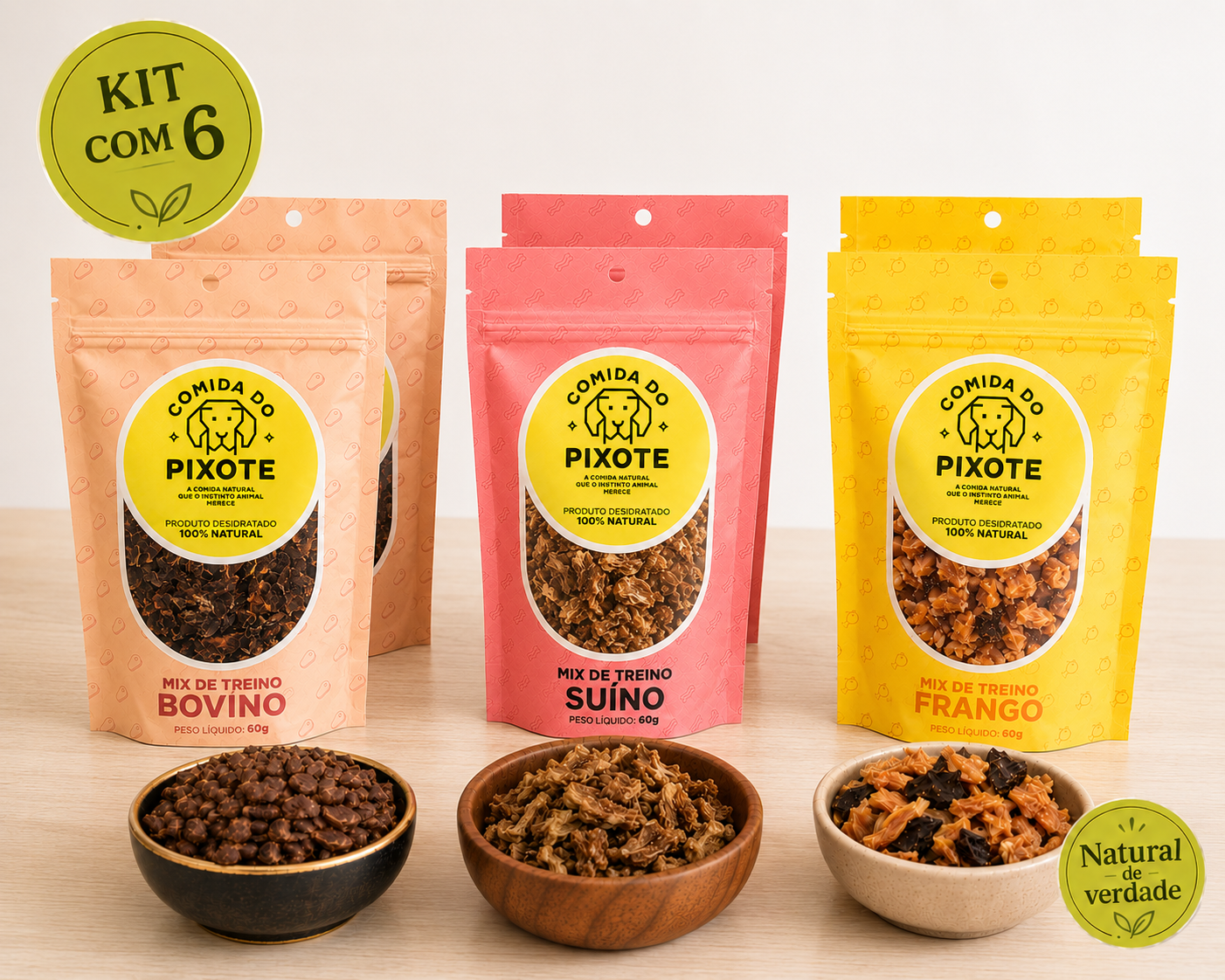 Kit com 6 mix - Você escolhe os sabores